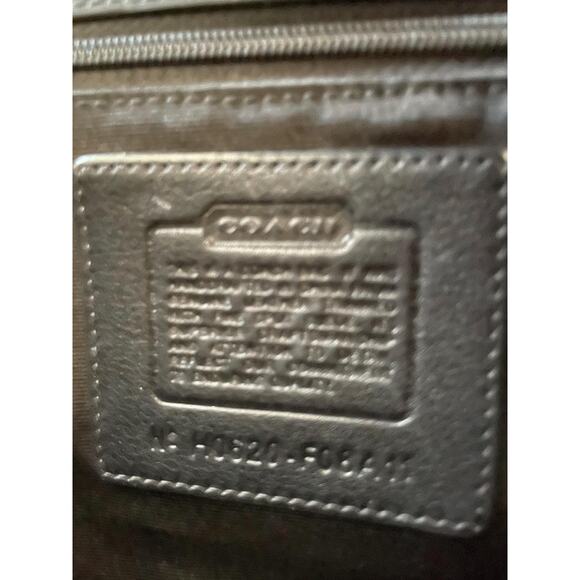 Vtg Coach Hampton soho black Flap Bag F08A11 Satchel/Carryall - Picture 10 of 10